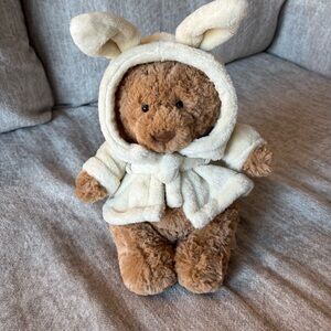 Authentic Jellycat Bartholomew Bear Bathrobe Outfit NWT